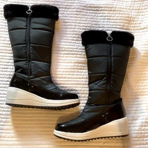 Sporto winter boots with a wedge for snow and rain!